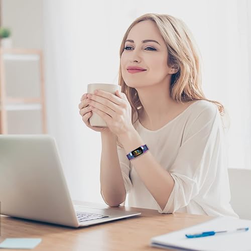 Miniatura 5 de Bandas magnéticas de malla compatibles con Fitbit Charge 5Charge 6, correas de metal ajustables de acero inoxidable correas de repuesto para Charge