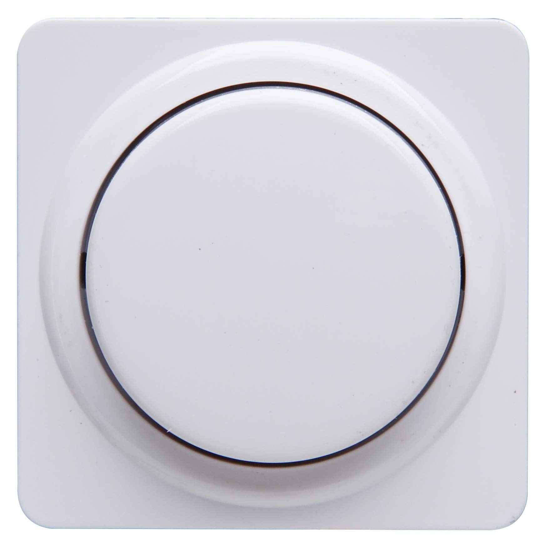 Kopp 493313186 Pressure-change dimmer cover, Arctic White, Abdeckung Druck-Wechsel