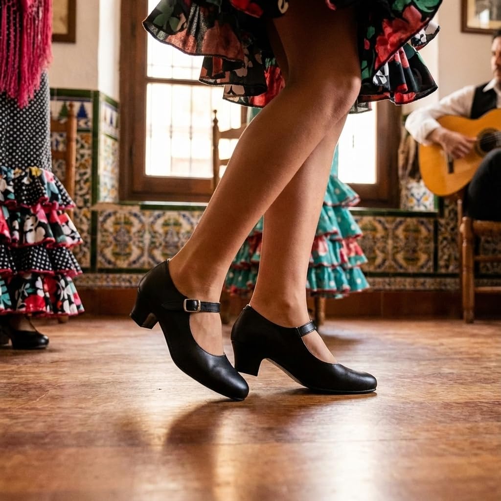 Scarpe Flamenco Bambina - Sevillane Fatto a Mano in Spagna