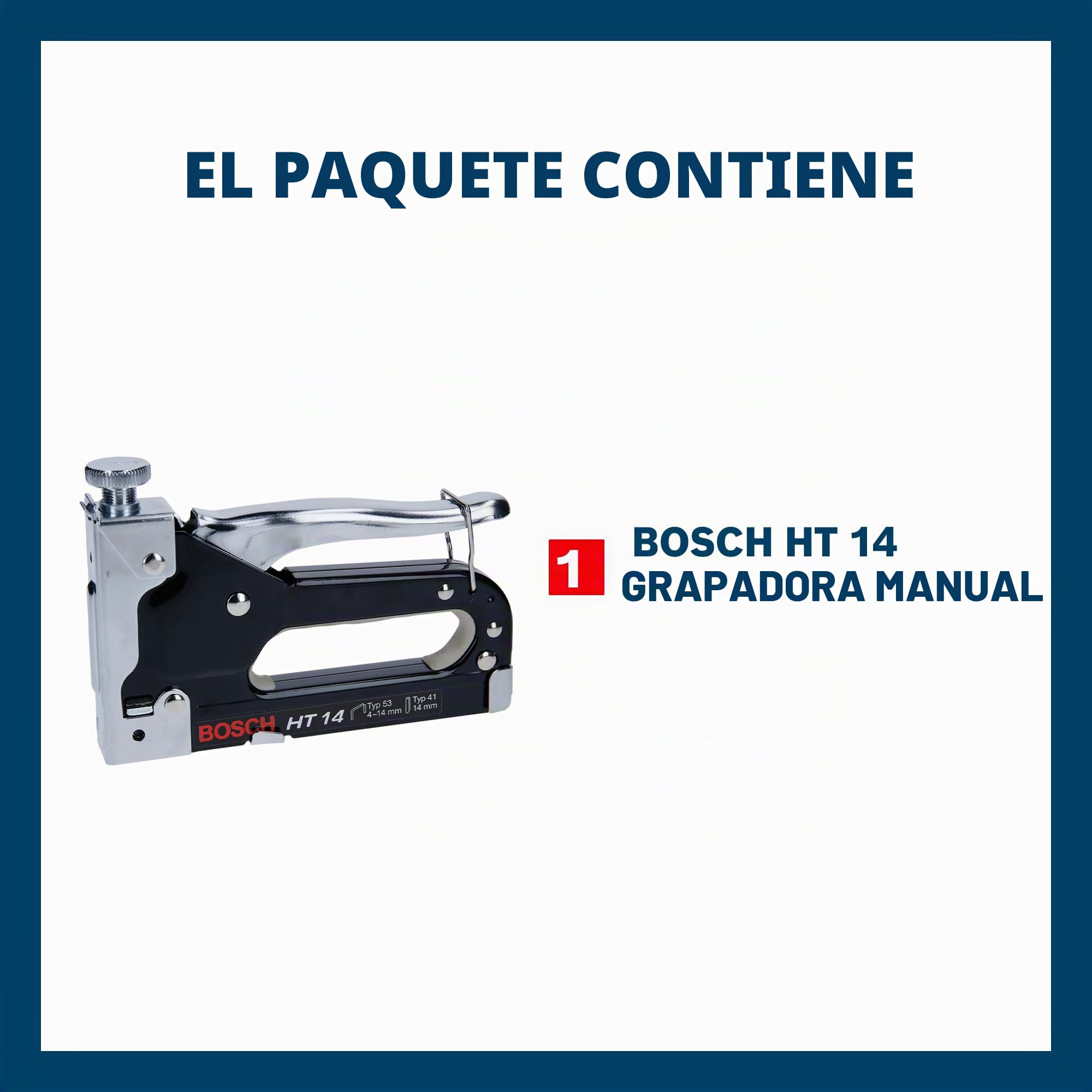Bosch 0 603 038 001 - Grapadora manual HT 14 - - - 0603038001 (pack de 1)