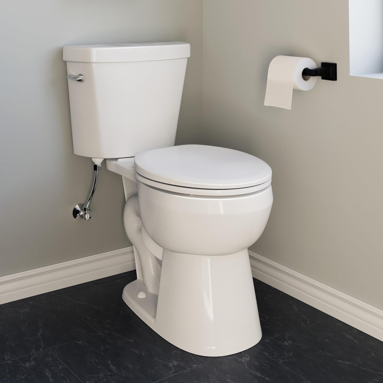 PROFLO PF3710 Camden 1.28 GPF Toilet Tank Only with Left-Hand Trip Lever - White