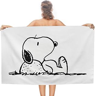 スヌーピー バスタオル ビーチタオル 大判 ふわふわ 柔らかい 80cm*130cm 肌触り良い キャラクター おしゃれ 可愛い 抗菌防臭 四季通用