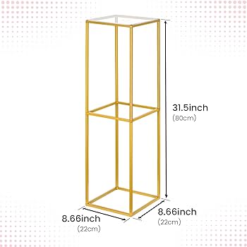 Amazon.com : YALLOVE 2 Pcs 31.5 Inch Metal Flower Stand