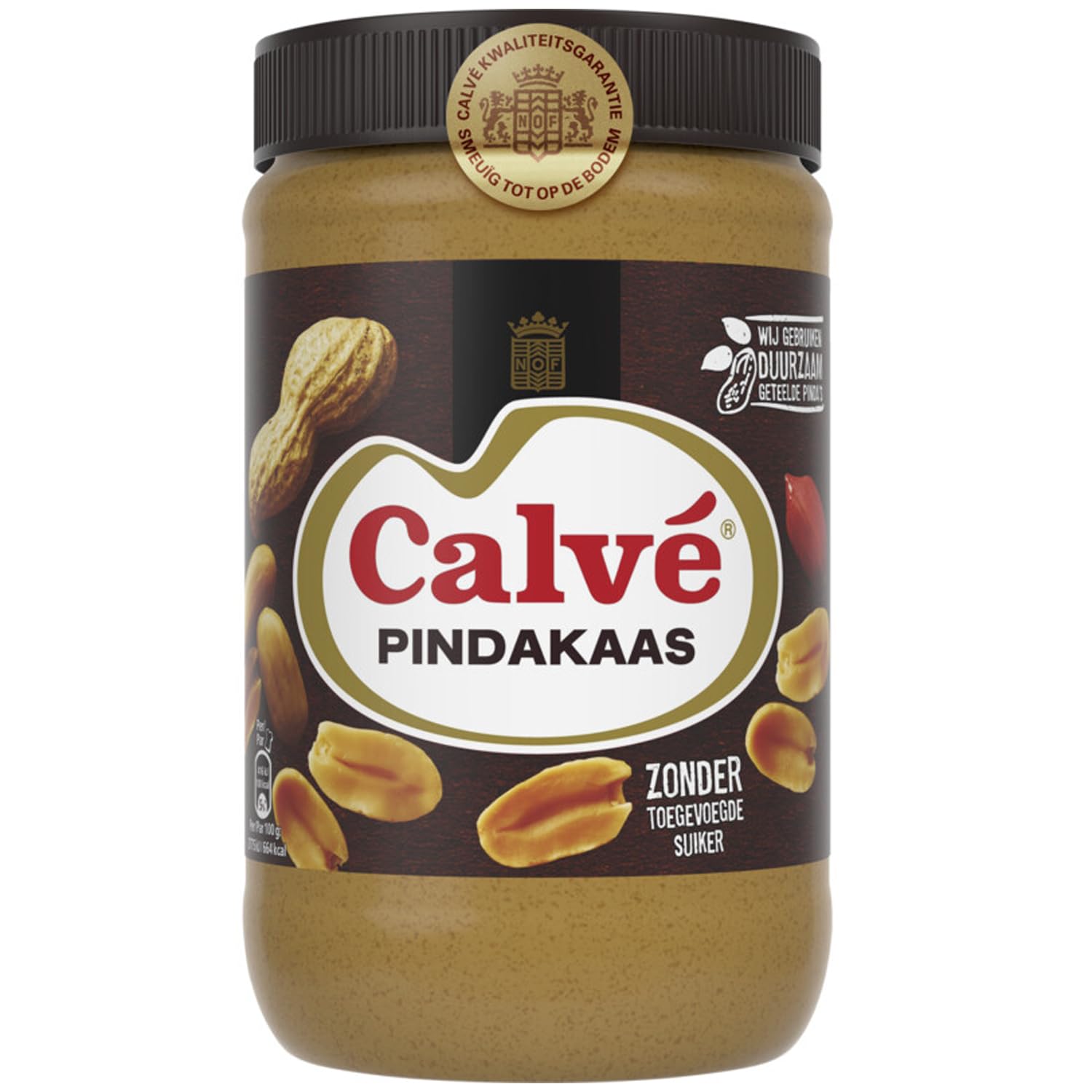 6x Calve Pindakaas Erdnussbutter 1 Kg I Erdnußcreme aus den Niederlanden