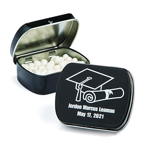 Latas personalizadas de menta de graduación - Comestibles - 24 piezas