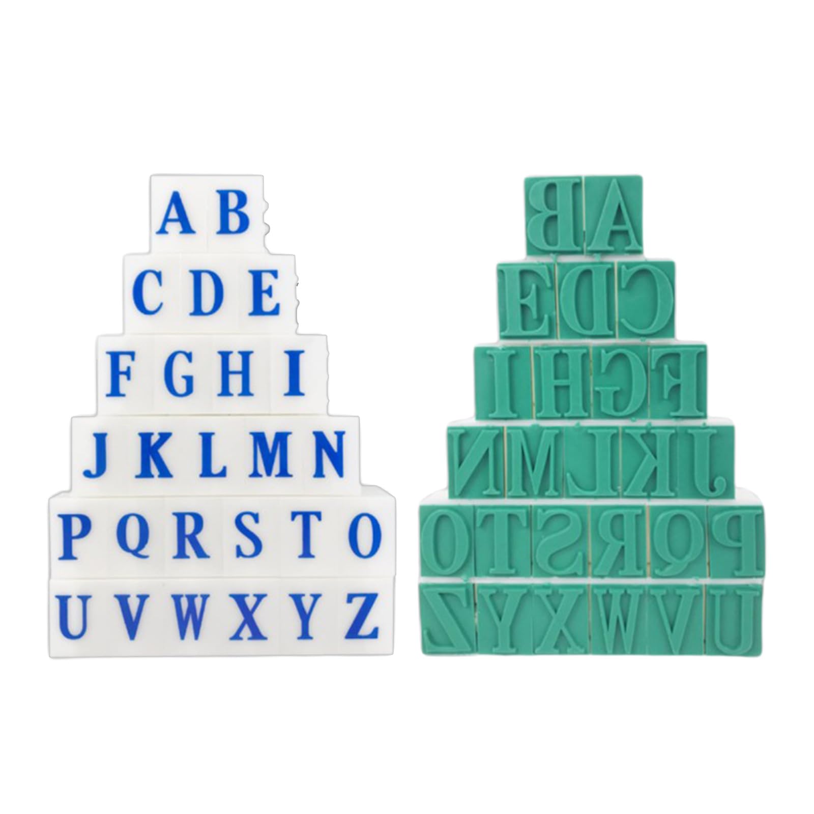 26Pcs Detachable Letter Stamp Uppercase Large for Scrapbooking Teaching and Art Craft Wrapping
