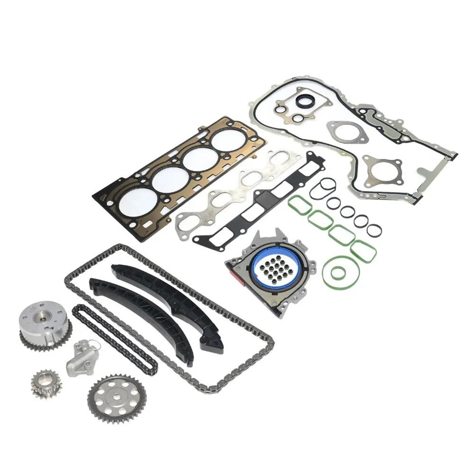 Kit Catena Distribuzione, Guarnizione Testata Cilindro Dell'albero A Camme Per Seat Per Skoda 03C109469K 03C109088B 03C109509K 03C109158 Assemblaggio tenditore