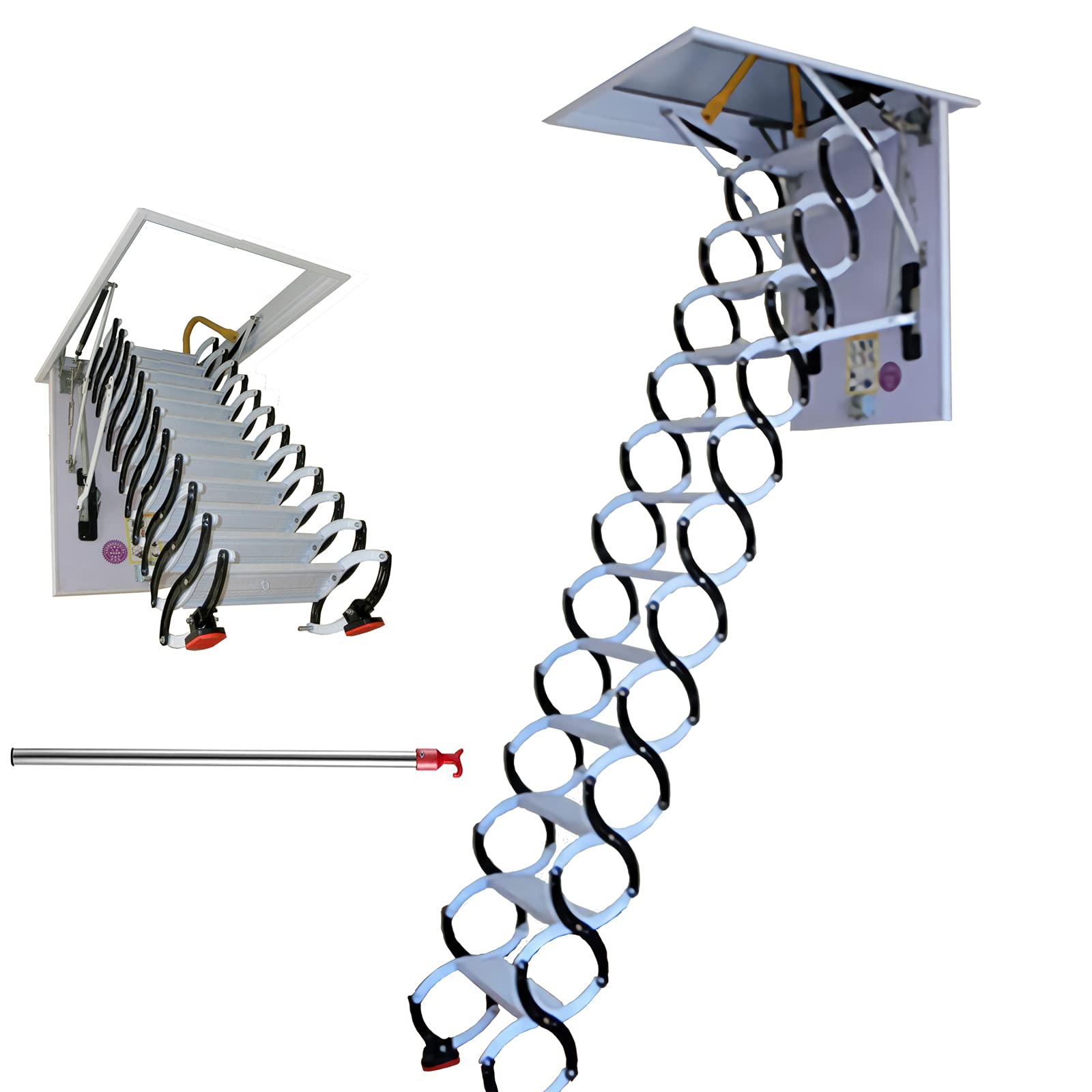 Buy INTSUPERMAI Attic Ceiling Ladder Retractable Attic Folding