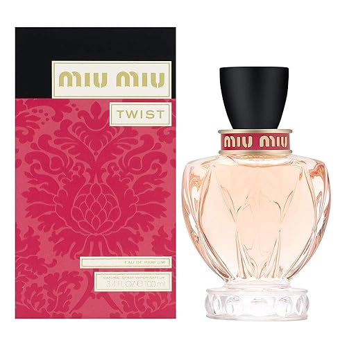 Miu Miu Twist by Miu Miu Parfums for Women 3.4 oz Eau de Parfum Spray - Floral - 3.4 Ounce (Pack of 1)