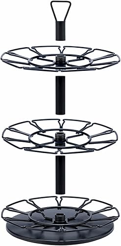 Miniatura 6 de Flagship Soporte para cápsulas de café, carrusel de 3 niveles para Dolce Gusto, soporte de cápsulas de metal, para instalación pequeña para Nescafe