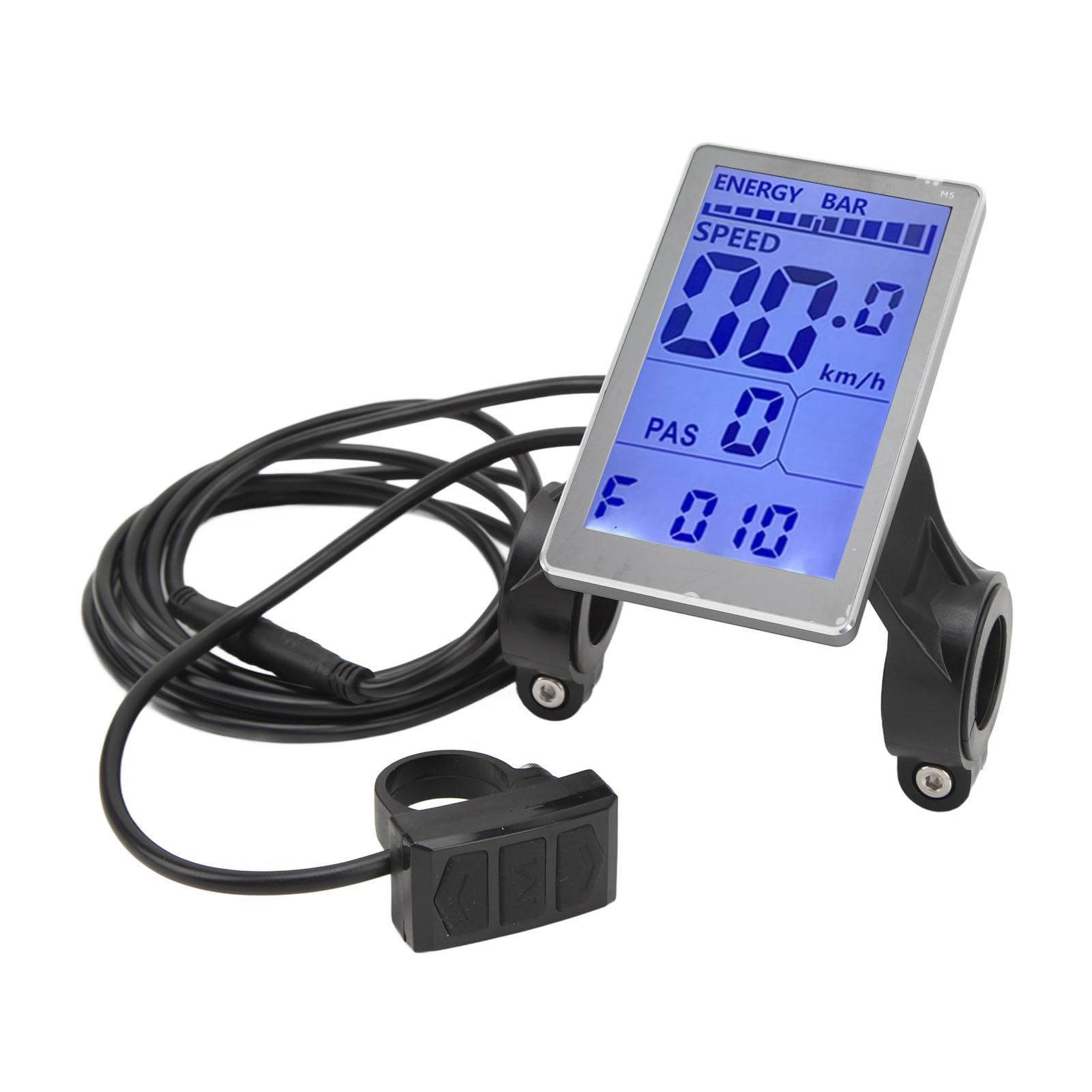 Zestaw do konwersji roweru elektrycznego Kontroler 30A Panel M5 Kciuk Wspomaganie prędkości przepustnicy 1000 W Akcesoria do konwersji roweru z przewodem świetlnym Złącze SM