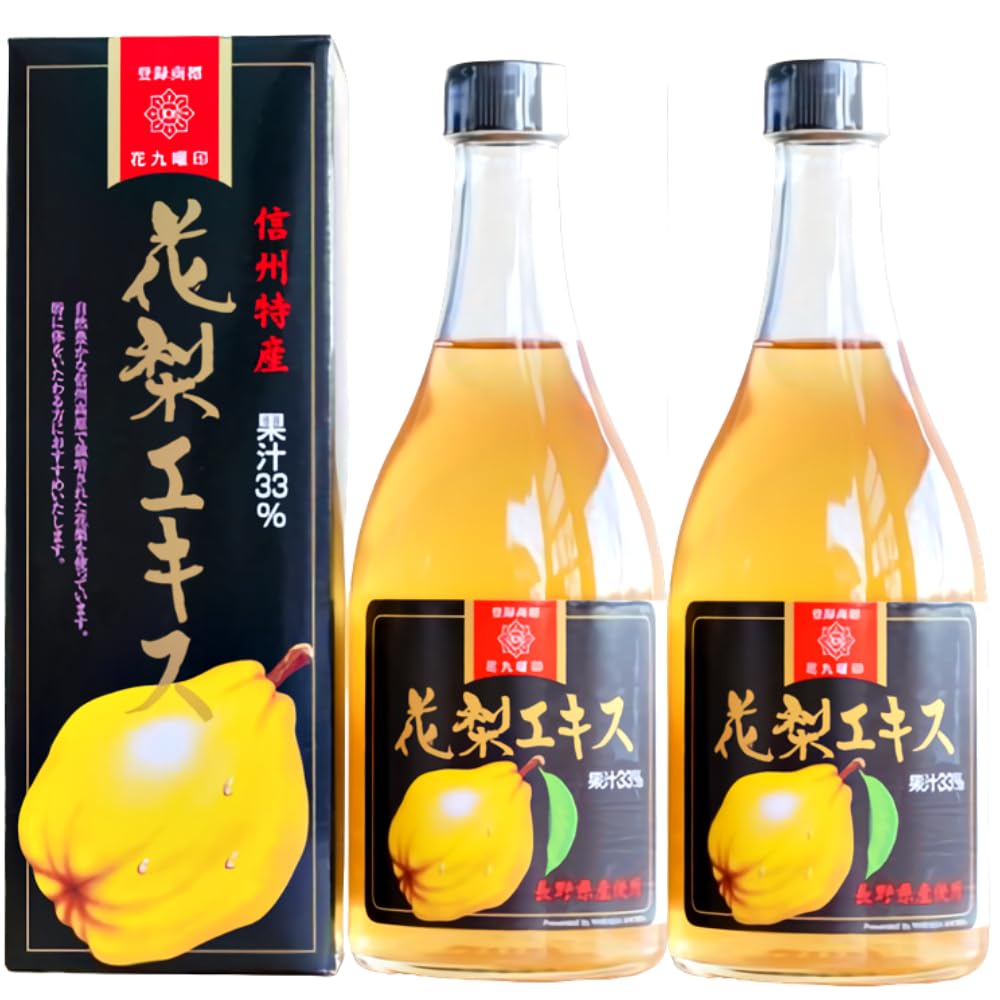 Amazon.co.jp: 信州 かりん の 花梨エキス 630g 2本セット 3倍希釈