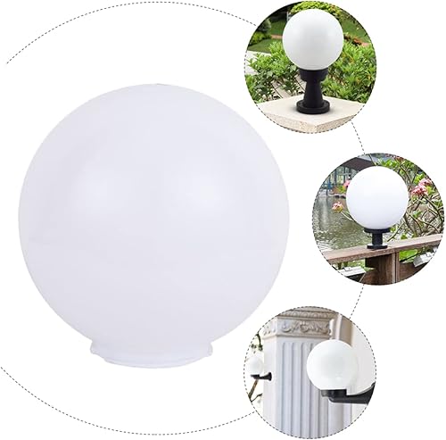 Miniatura 9 de Lámpara de araña Lámpara de poste Cubierta de lámpara al aire libre Lámpara de globo de leche acrílica Sombra para sala de estar