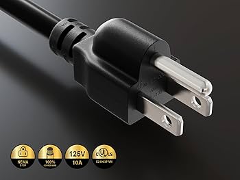 Amazon | Cable Leader 18 AWG ユニバーサルL字型電源コード