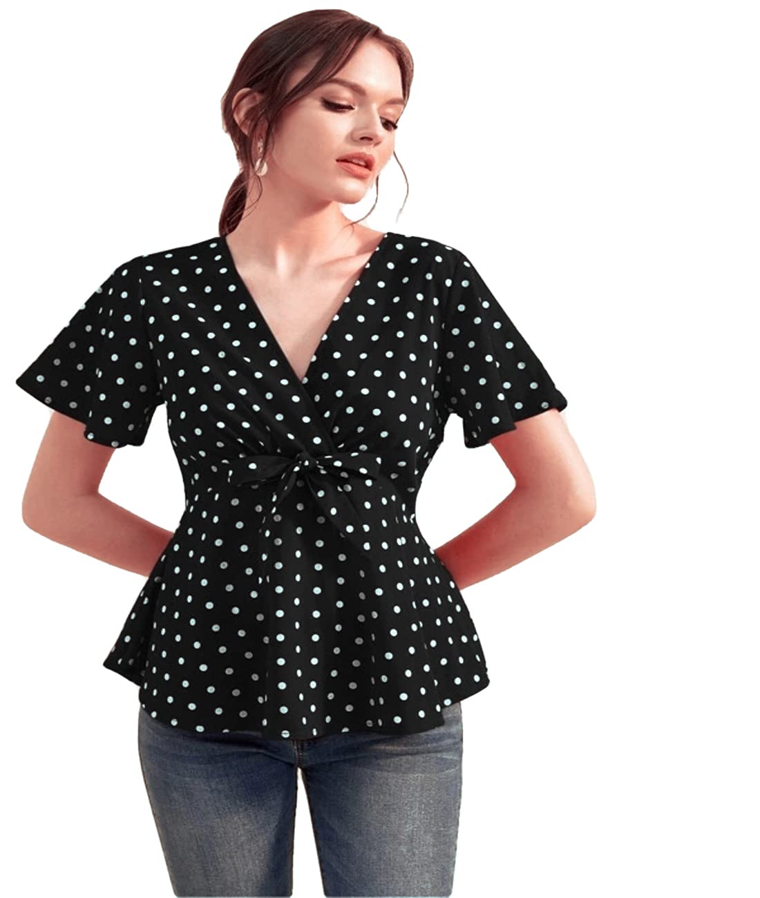 Istyle Can Women's Polka dot Regular fit Top