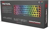 Ozone Gaming Gear Tactical - Clavier mécanique sans Pavé Numérique, Bluetooth, Switches Outemu Rouge, Rétroéclairage LED RGB, Silencieux, Disposition Espagnole, Noir - 8