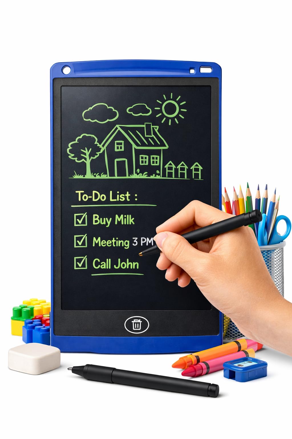 8.5 Inch LCD Writing Drawing Tablet, One Click to Clear Screen. Take a pic to Send to Your Mobile-image-15