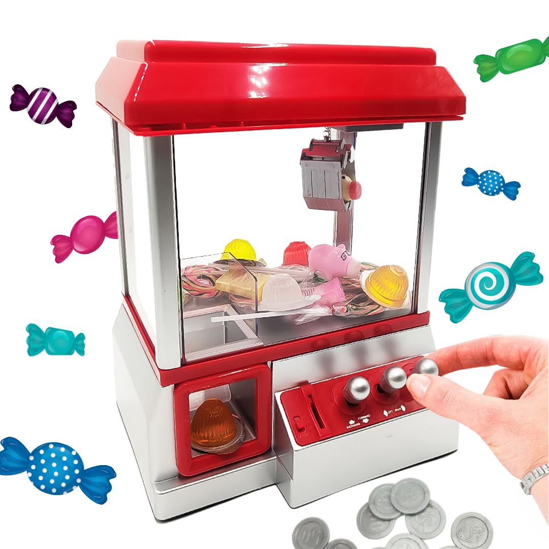 Candy Grabber - Sweet Fun for Young and Old - Mad Monkey, Red, Grey