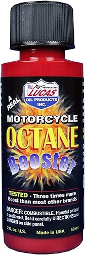 Lucas Oil 10725 Amplificador de octanaje para motocicleta, 2 oz (4)
