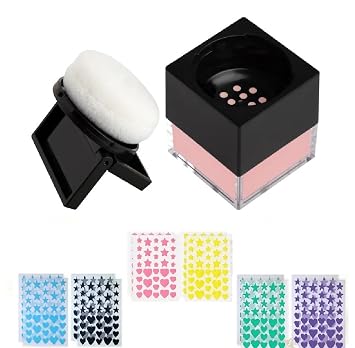 H.U.D.A BEAUTY Mini E - Bake Loose Baking & Setting Powder Cherry Blossom 0.21 oz / 6 g + Bonus Acne Patch 36 Pieces