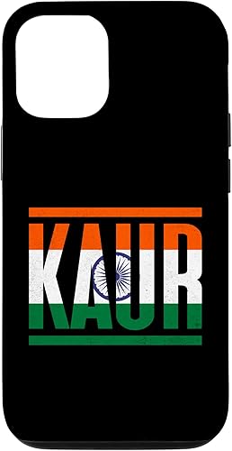 Miniatura 4 de Funda para iPhone XS Max Kaur con apellidos y orgullo familiar con bandera de India