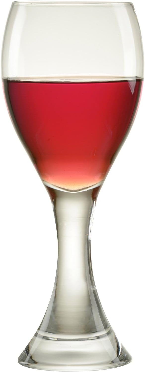 Anton Studio Designs Manhattan Handmade Wine Glasses Perfect for Wine, Water, or Beverages - 10 oz - Clear - Set of 2 Elegant Wine Glasses