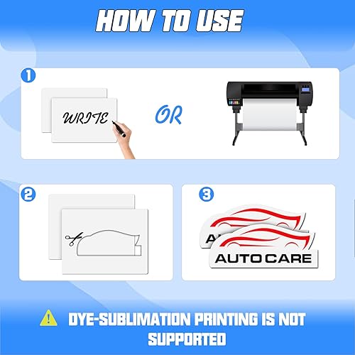 Miniatura 5 de Paquete de 2 imanes en blanco de 17 x 12 pulgadas con 50 mils, evita arañazos y abolladuras en el automóvil, esquinas redondeadas, imán para