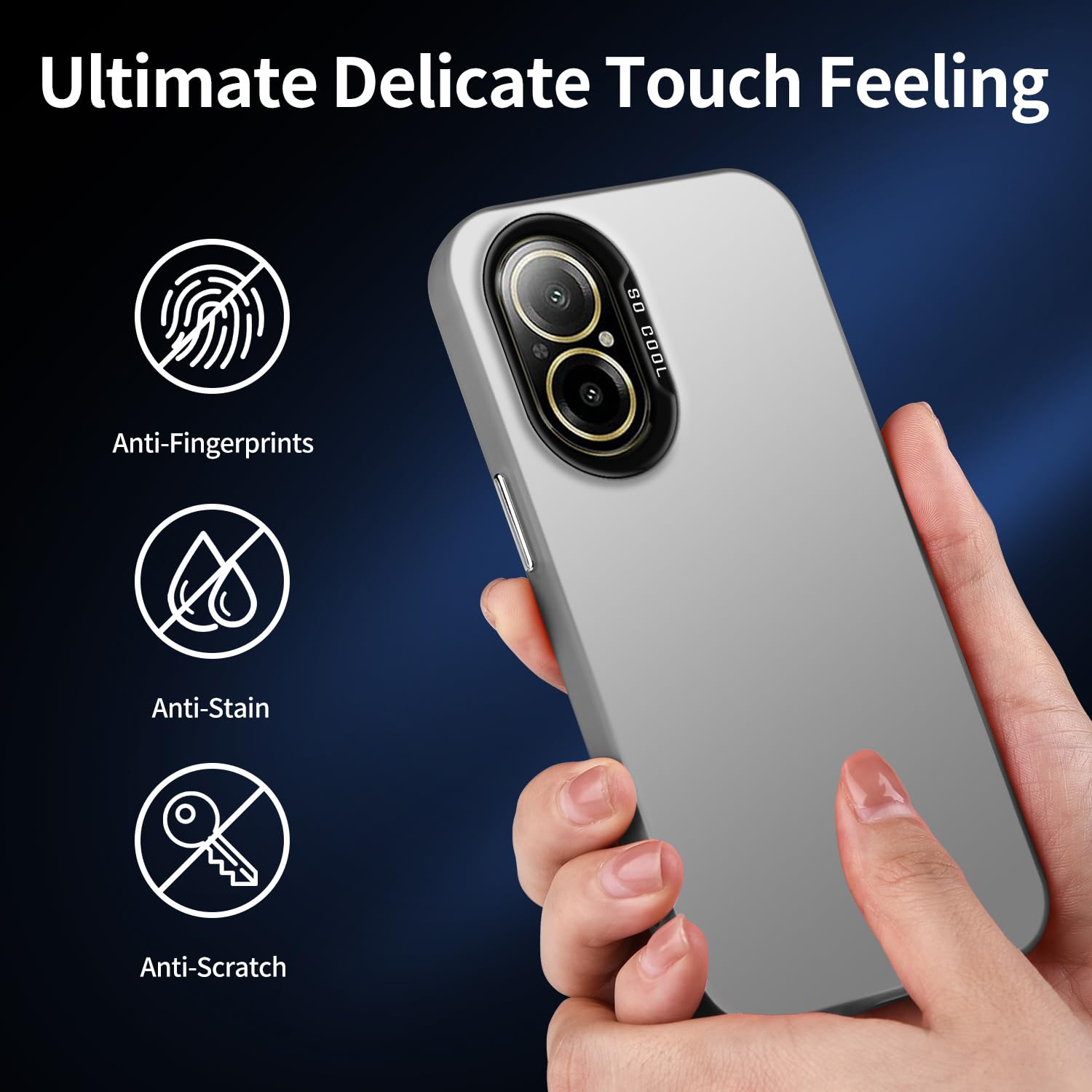 XINYEXIN Silicone Cover per Realme C67 4G, Custodia Cellulare Onda Cornice Forma Riccia Carina, Antiurto Ondulata Bumper Case - Verde