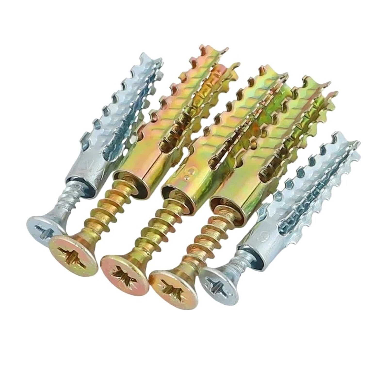 Anclaje De Pared Con Kit Tornillos Expansión Tubo Metálico Autorroscantes(M6x32,25 sets)