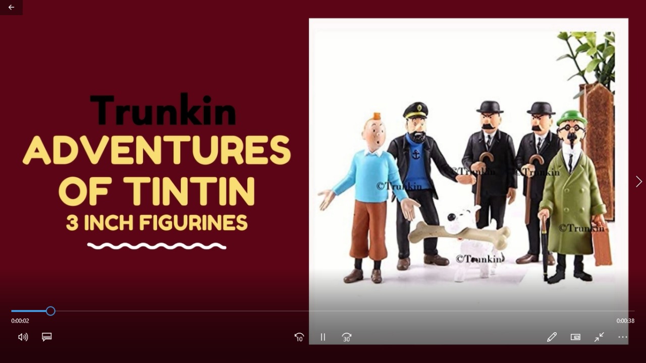 Trunkin | The Adventures of Tintin 3 Inch Figurines | Tin Tin