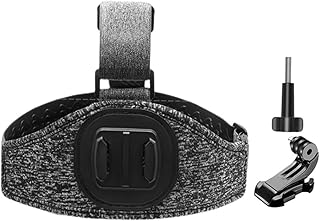 UKCOCO 1 Set Action Camera Headband Headwear Action Camera Support Mini Action Camera Camera for Your Head Camera Stand Camera l Bracket Elastic Headband Action Camera Bracket Head