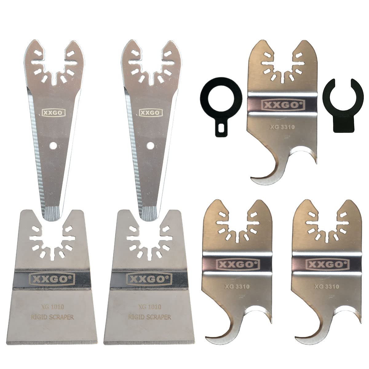 XXGO 7 Pcs Multitool Scraping Cutting Blades Multi Tool Hook Knife Blades XGM0619