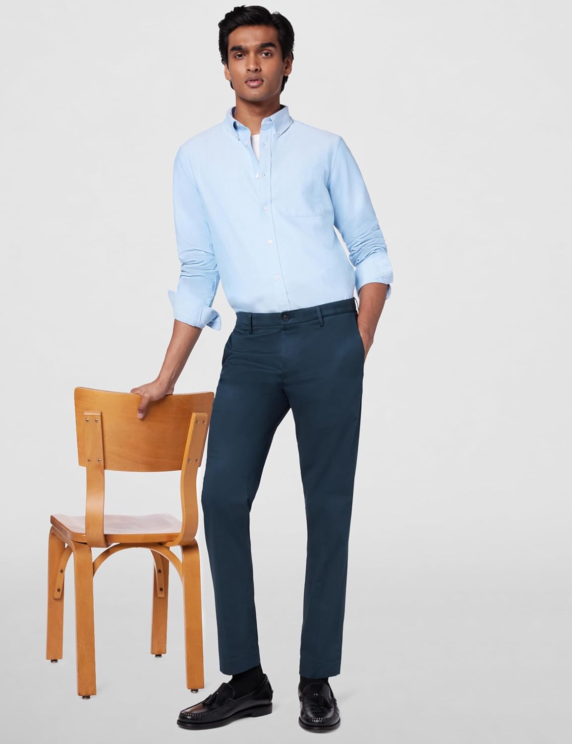 Brooks Brothers Mens Slim Fit Stretch Advantage Chino Pants - Image 2