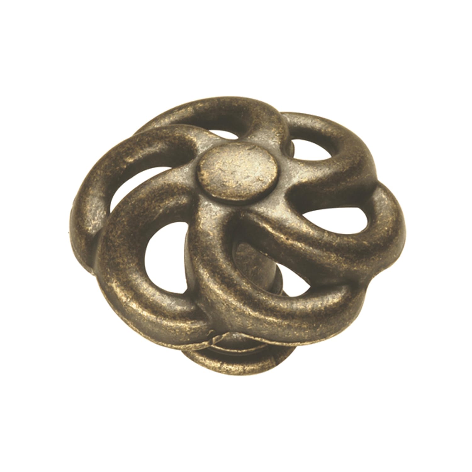 Hickory Hardware Charleston Blacksmith Collection Knob 1-1/2 Inch Diameter Windover Antique Finish