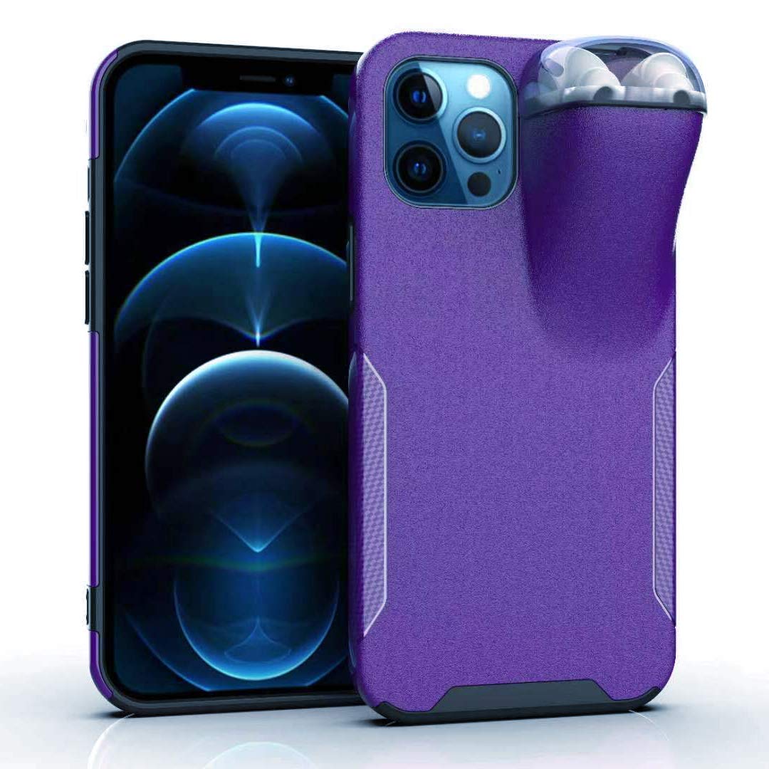 Iphone 12 Pro Max Case With Airpods Pro Holder Dmaos Desertcart