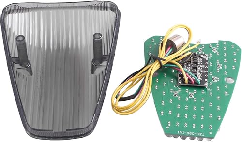 Miniatura 2 de Mallofusa Luz trasera LED integrada para motocicleta, luz trasera de freno compatible con lentes ahumados HONDA VTX 1300 1800 CUSTOM 2002-2020