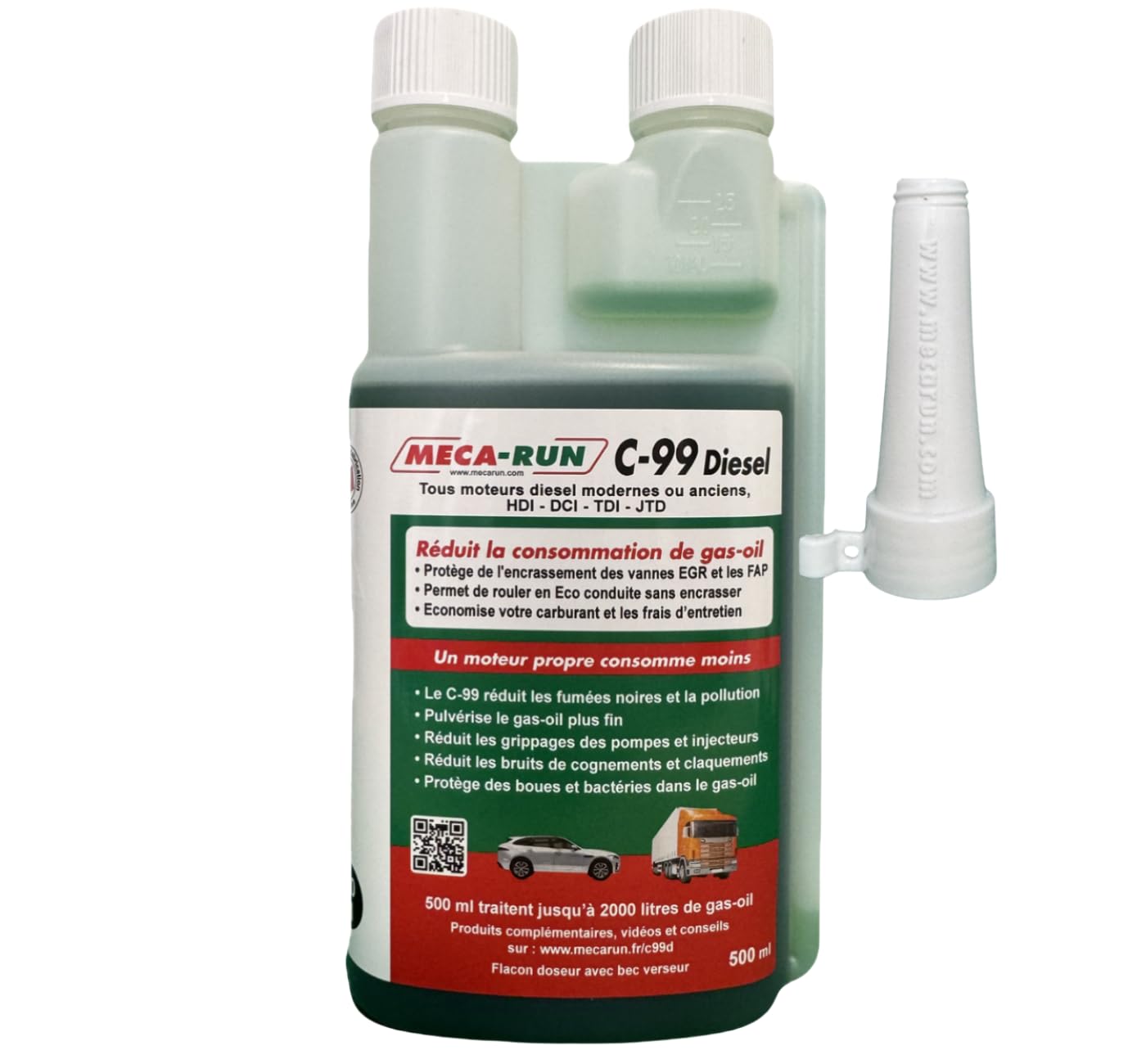 MECA-​RUN C99 500ml Additif Diesel