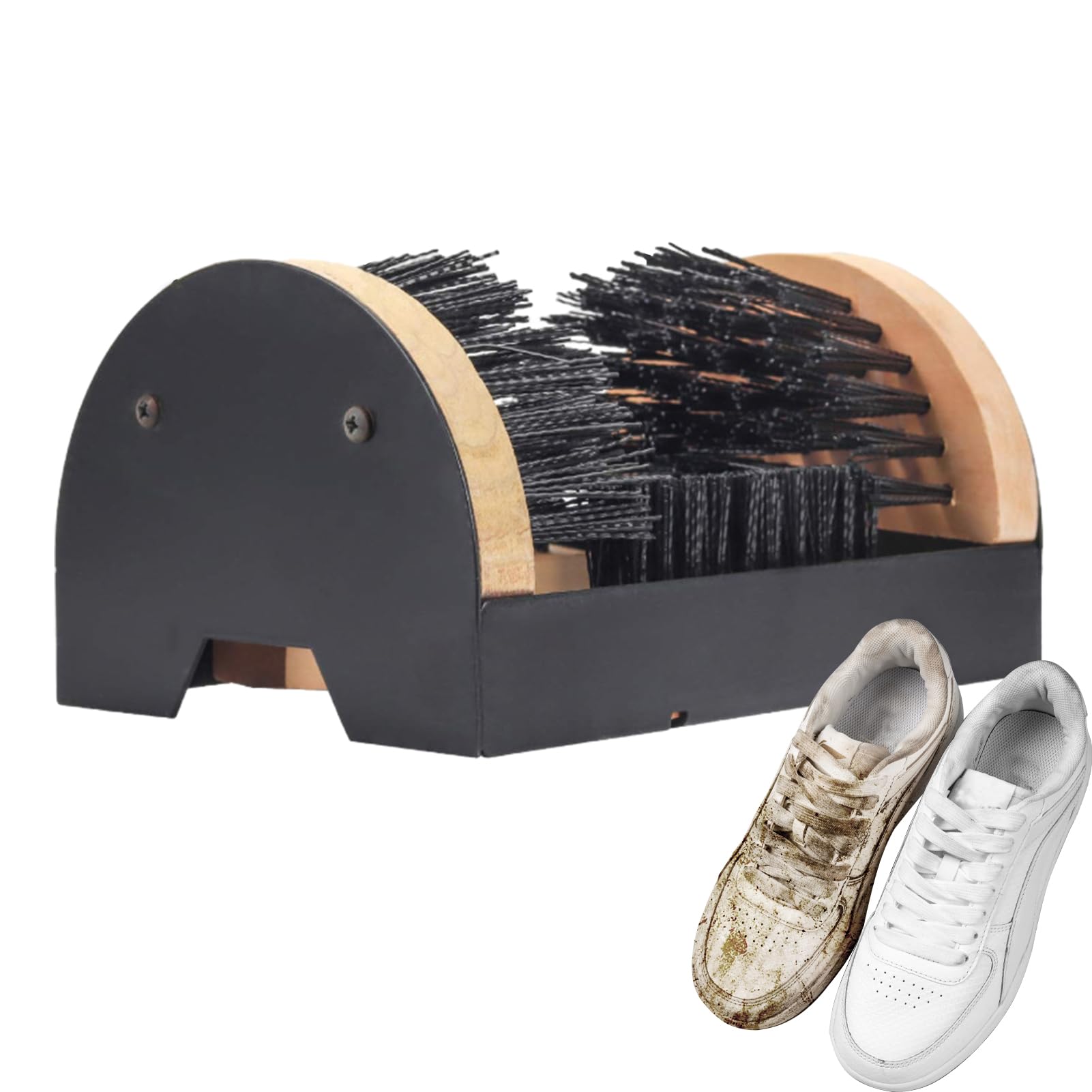 Sneaker-Pflegeset – Tragbares Handgriffwerkzeug | Sohlenfleckenschaber-System, strapazierfähiges Nylonfaser-Set, Schuhauffrischungswerkzeug, Innenbereich, Stoff-Leinen-Trainer