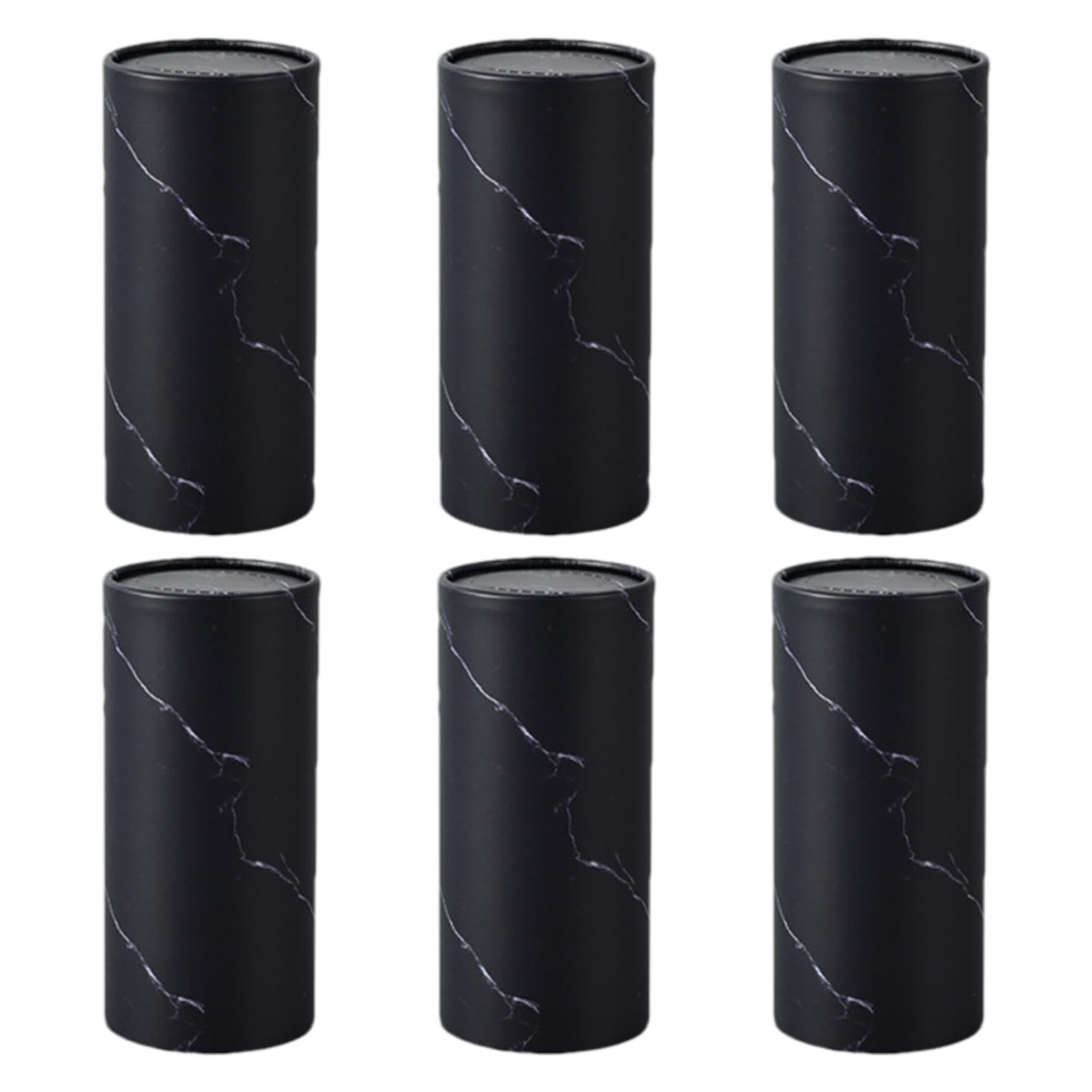 6 Kanister/300 Taschentücher, 14,5 x 6,8 cm, runde Taschentuchboxen für Auto – Zylinder-Tücher für Auto, runder Gesichtstuchhalter