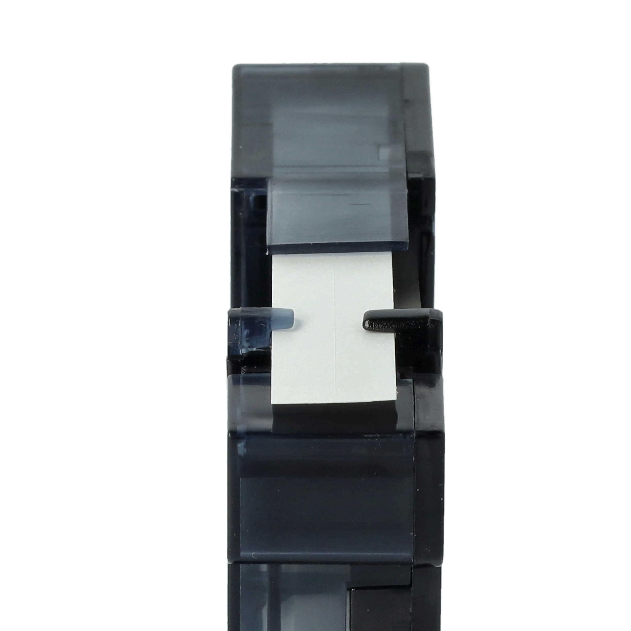 vhbw 10x Cassetta nastro compatibile con Dymo 5000, 2000, 5500, 1000+, 1000, 4500, 3500 etichettatrice 7m x 9 mm nero su bianco