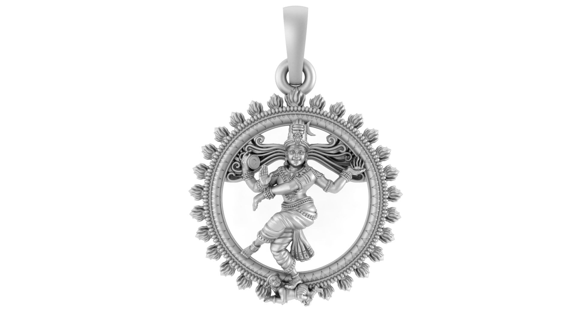 akshat sapphire Sterling Silver (92.5% purity) God Shiva Pendant for Men & Women Pure Silver Bhagwan Shiv Ji Locket for Good Health & Wealth-picture-16
