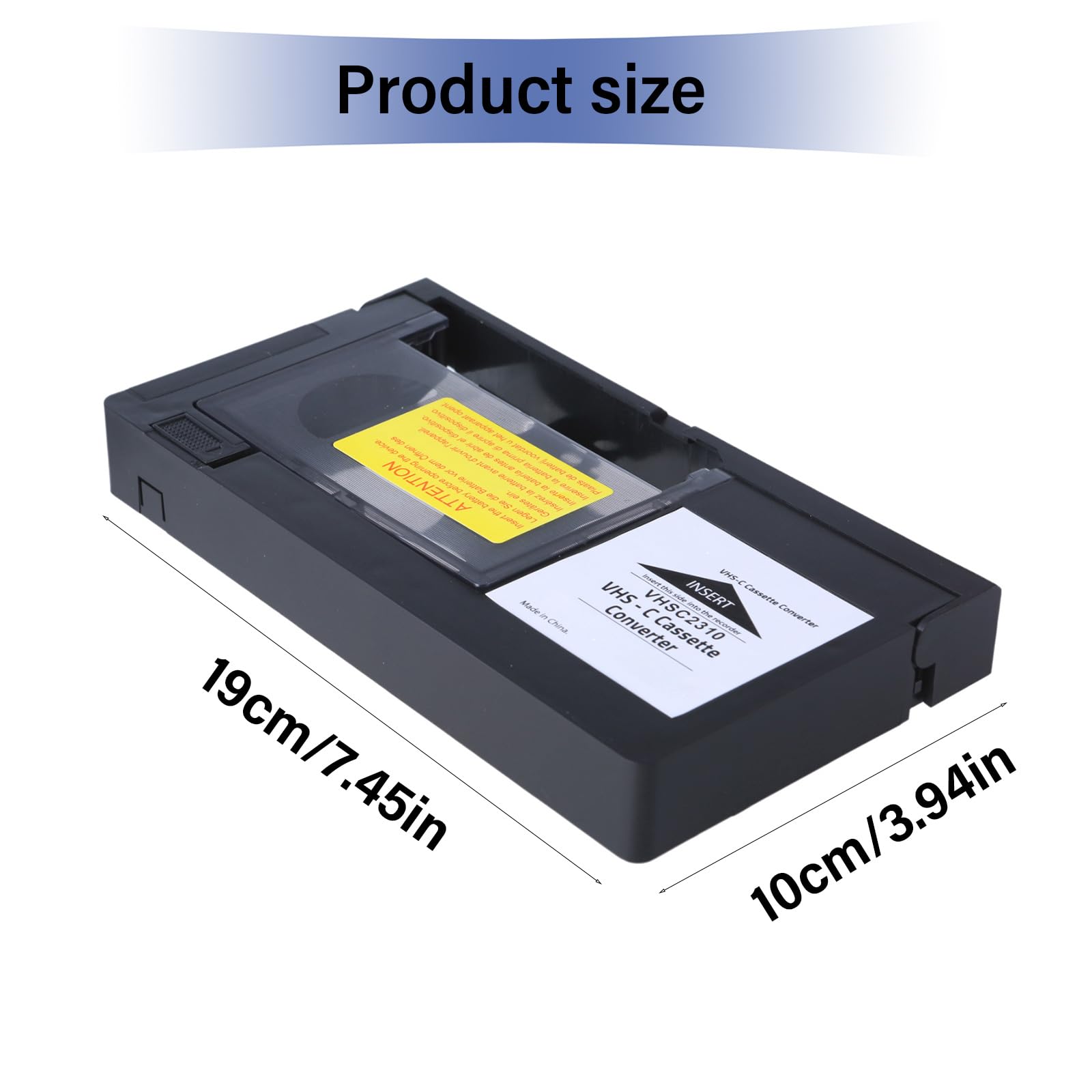 Adaptateur de cassette vidéo motorisée pour caméscopes - Transfert vidéo à domicile facile à utiliser avec 1 bouton