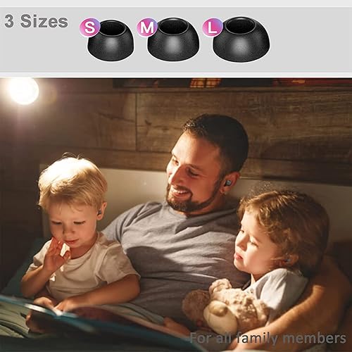 Miniatura 6 de Miimall - Almohadillas de espuma para los oídos compatibles con Samsung Galaxy Buds Pro, ajuste definitivo en la funda, tapones antideslizantes para