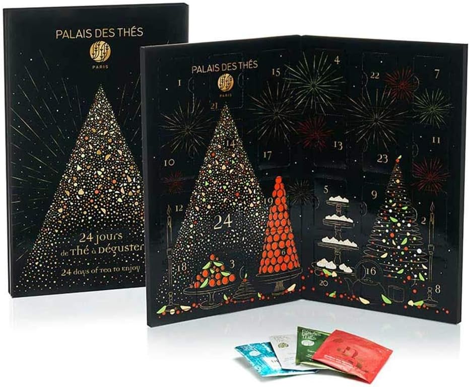 Palais des ThésChristmas Advent Calendar, 24 Days of Tea to Enjoy, 24 Tea Bags