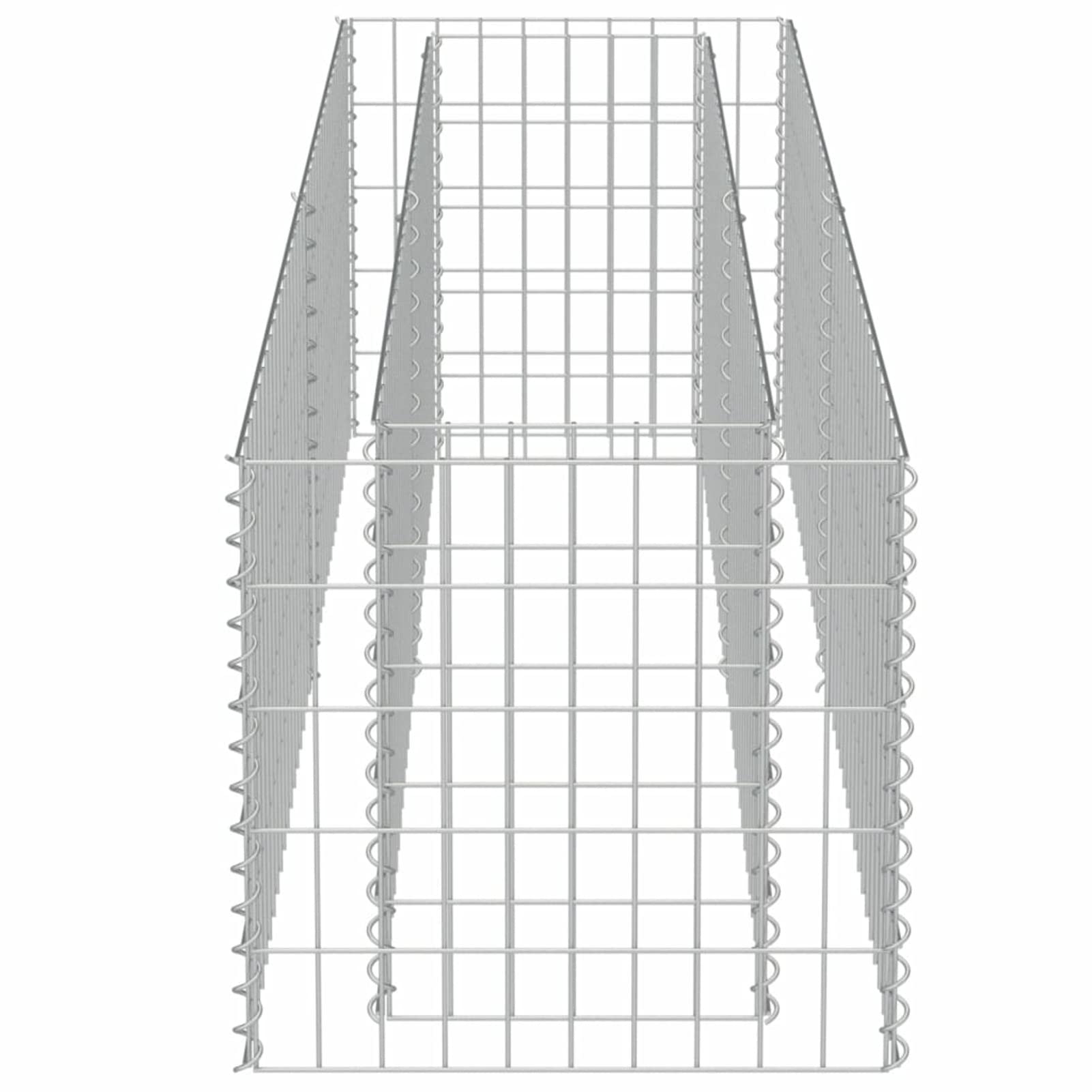 Arriate, Mesa De Cultivo, Huerto Domestico, Cultivo De Plantas Aromaticas, Arriate De Jardín, de gaviones de Acero 180x50x50 cm