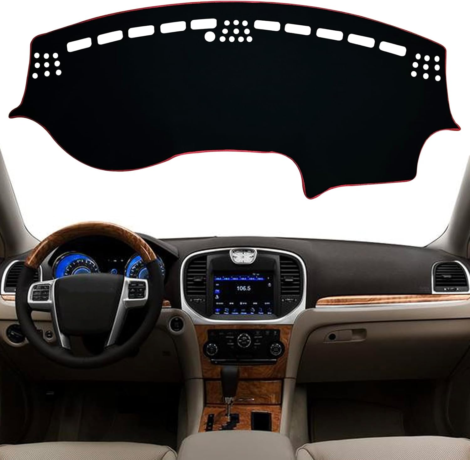 KEEGTBOX Dash Mat Cover Interior Dashboard Protection pad