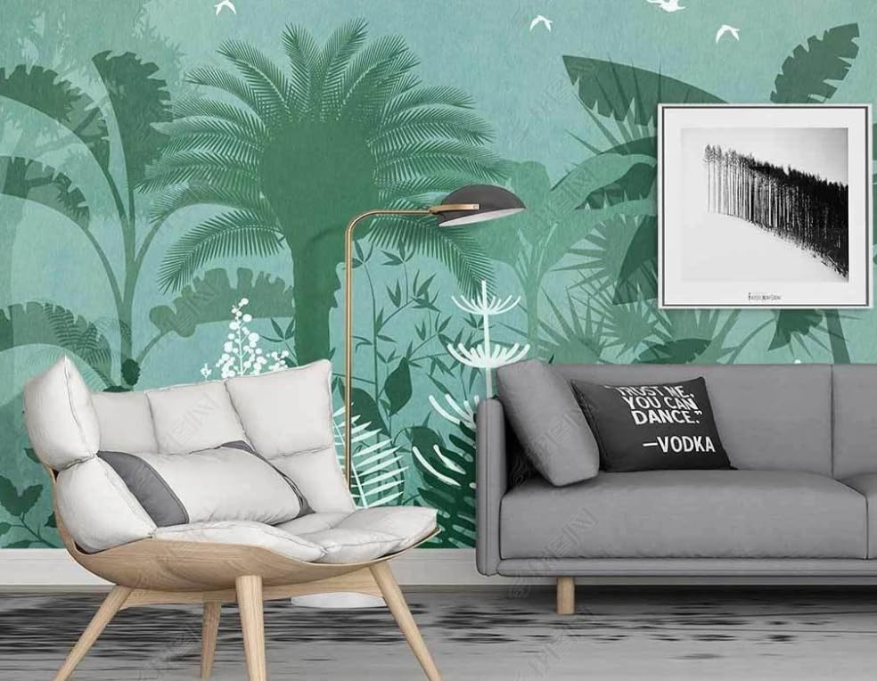 Papier peint intissé jungle tropicale grand format mural
