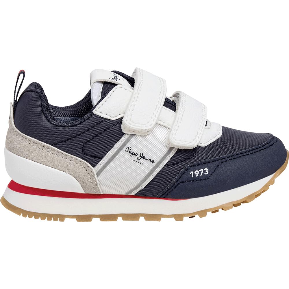 Pepe Jeans Dublin Sport BK Sneak, Blue (Navy), 7.5 UK