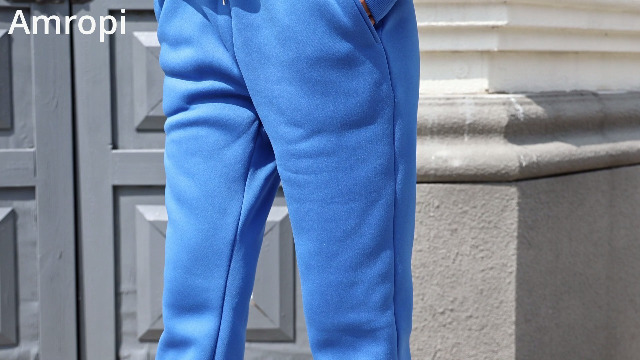 Amropi Damen Jogginganzug Winter Set - Warme Kapuzenjacke Mit Hose