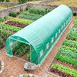 Polytunnel 3 x 10m Extra Large 25mm Galvanised Steel Frame Greenhouse Pollytunnel, by Garden Universe poly tunnel, Model PT03-10-Amz
